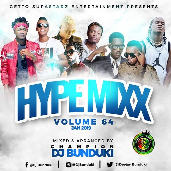 HYPE MIXX VOL 64 DJ BUNDUKI JAN 2018 (59:18)