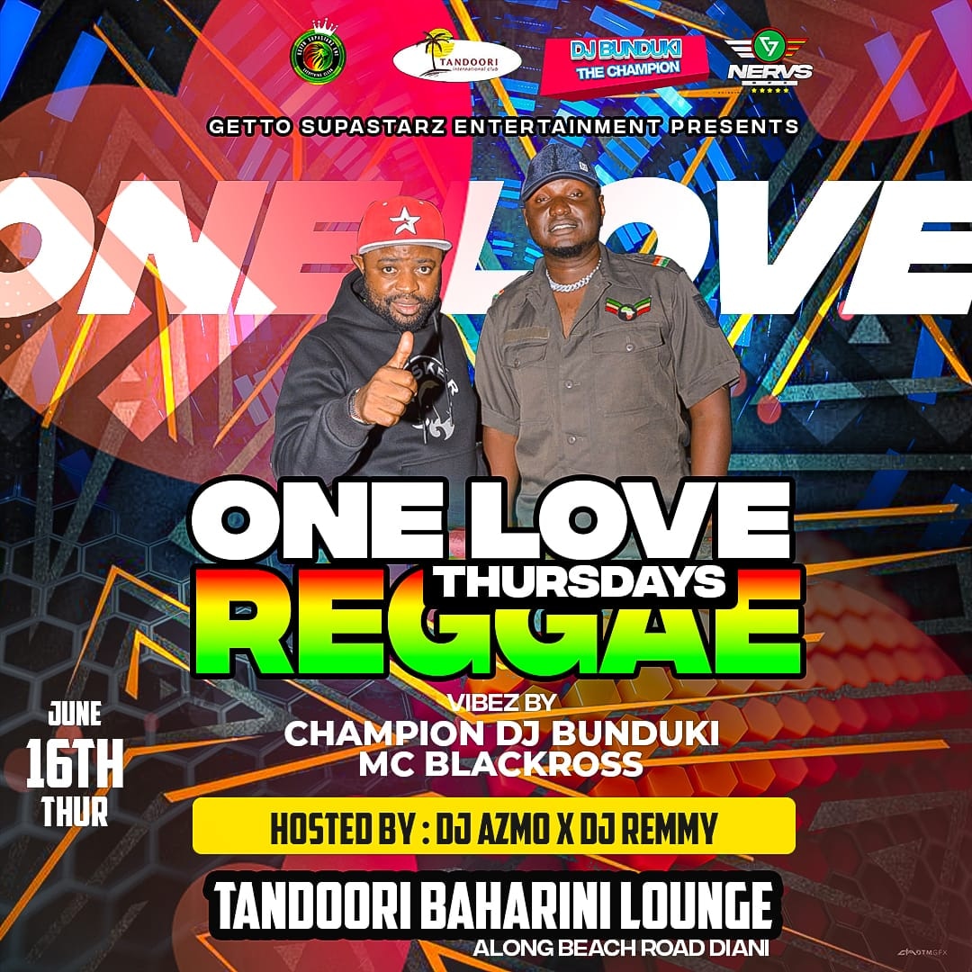 ONE LOVE REGGAE THURSDAYS 16th June 2022