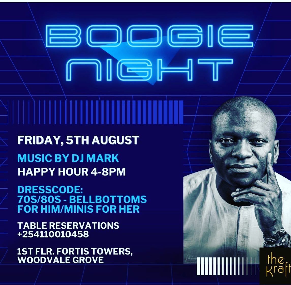 BOOGIE NIGHT FRIDAY 5th AUGUST